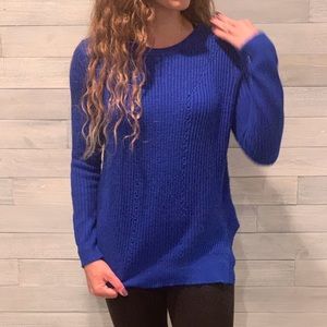 Mossimo Supply Co. Royal Blue Crew Neck Sweater